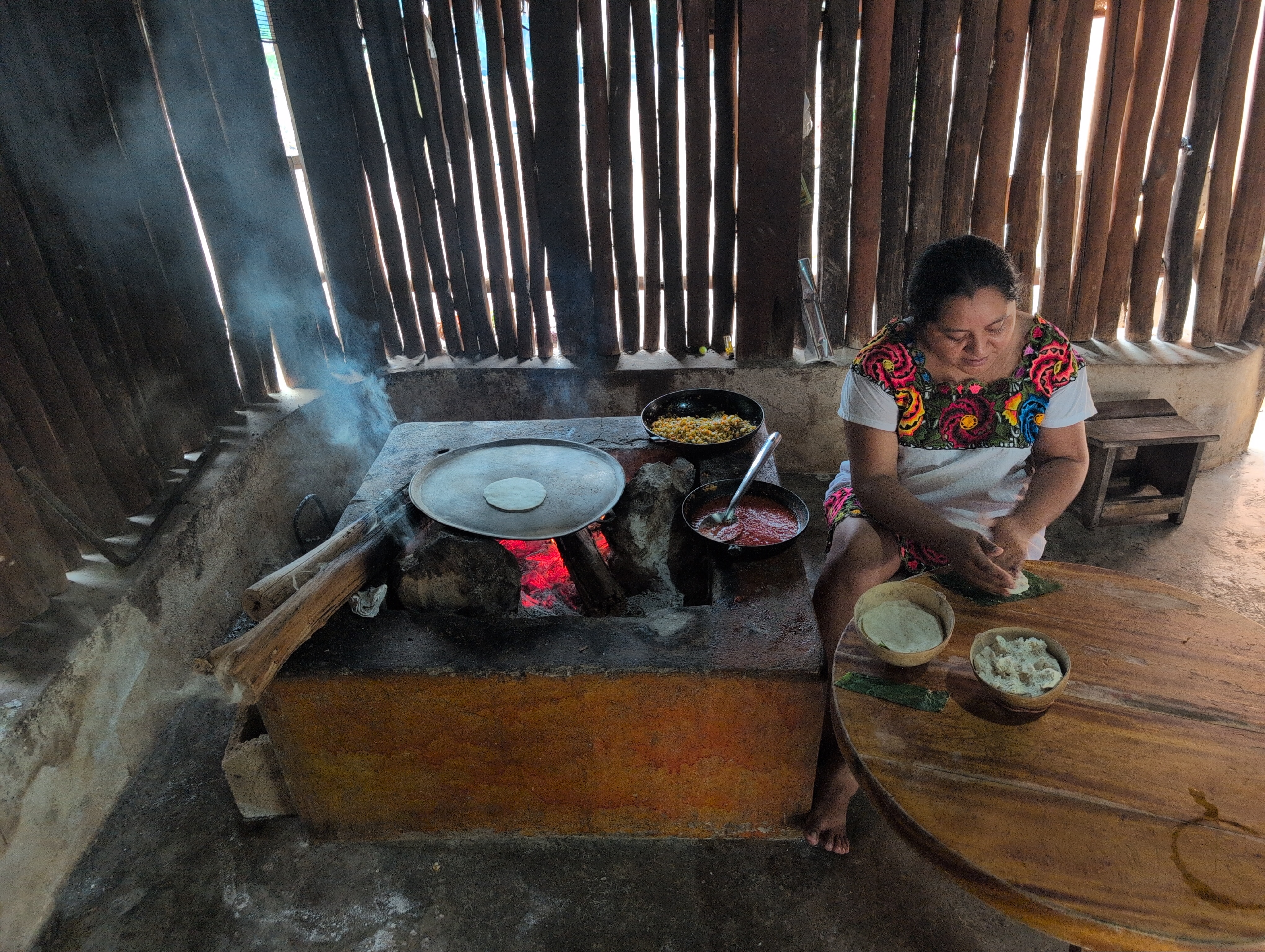 Food preparation Maya kitchen tour Tulum