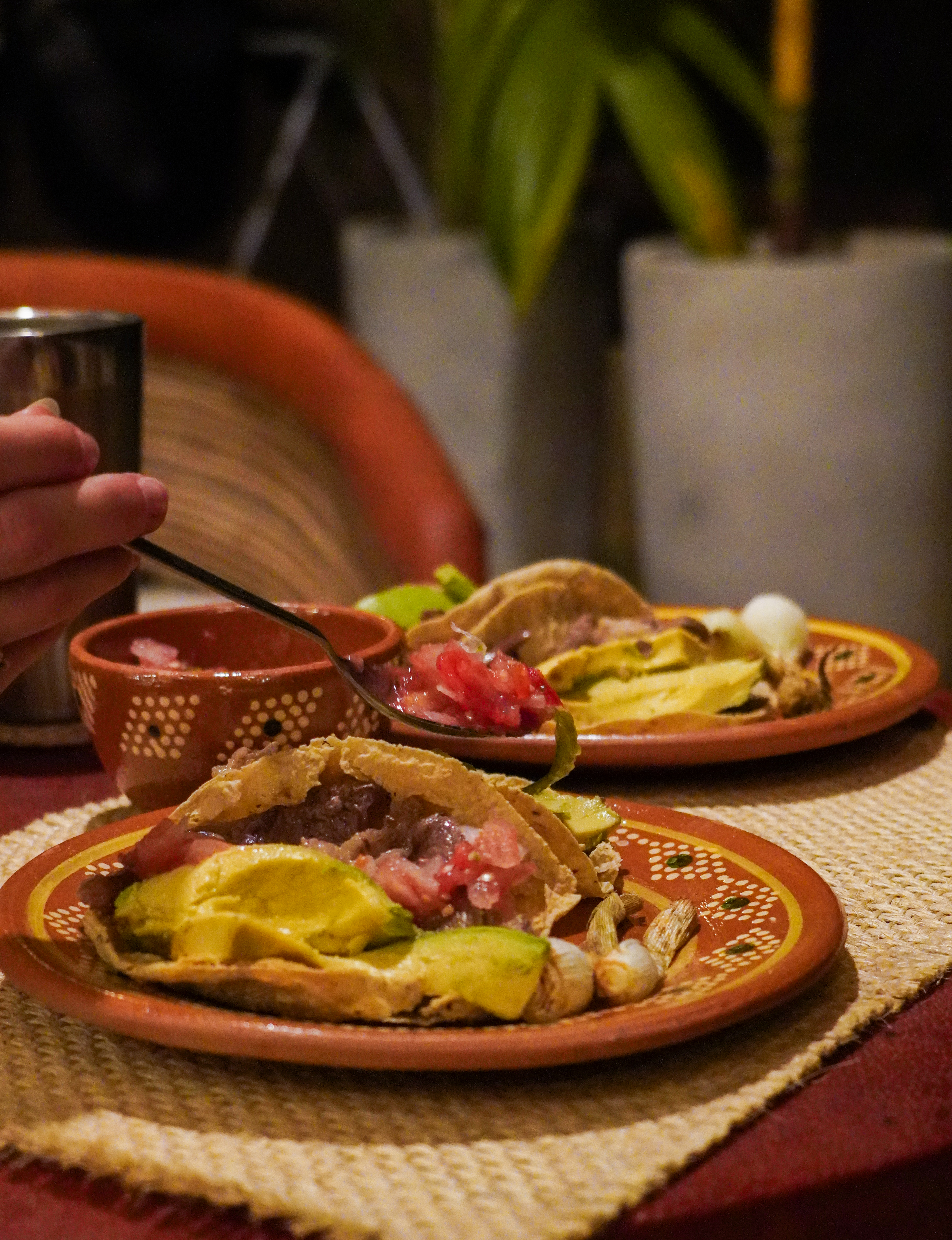 Tacos campechanos mayas with salsa Tulum workshop